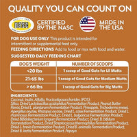 Fidobiotics Good Guts for Big Mutts Probiotic for Dogs, 12 Billion CFUs, 11 Strains, 5 Digestive Enzymes, 2 Prebiotics, Digestive Gut Health for Dogs, Adult & Puppy Probiotics Supplements (20 Days)