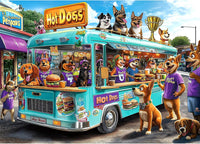 Blueforest Puzzles for Adults 500 Pieces - Dogs Food Truck Adventure / 27.5" x 19.7"