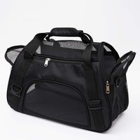 MuchL Cat Carrier for Cats Soft-Sided Travel Pat Carrier for Cat - Small-Black - image 3