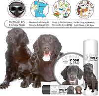 The Blissful Dog Flat-Coat Retriever Unscented Nose Butter - Dog Nose Butter, 0.15 Ounce