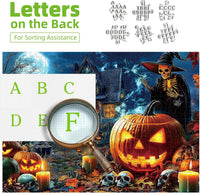 Blueforest Puzzles for Adults 500 Pieces - Haunted House Horror Night / 27.5" x 19.7" - image 3