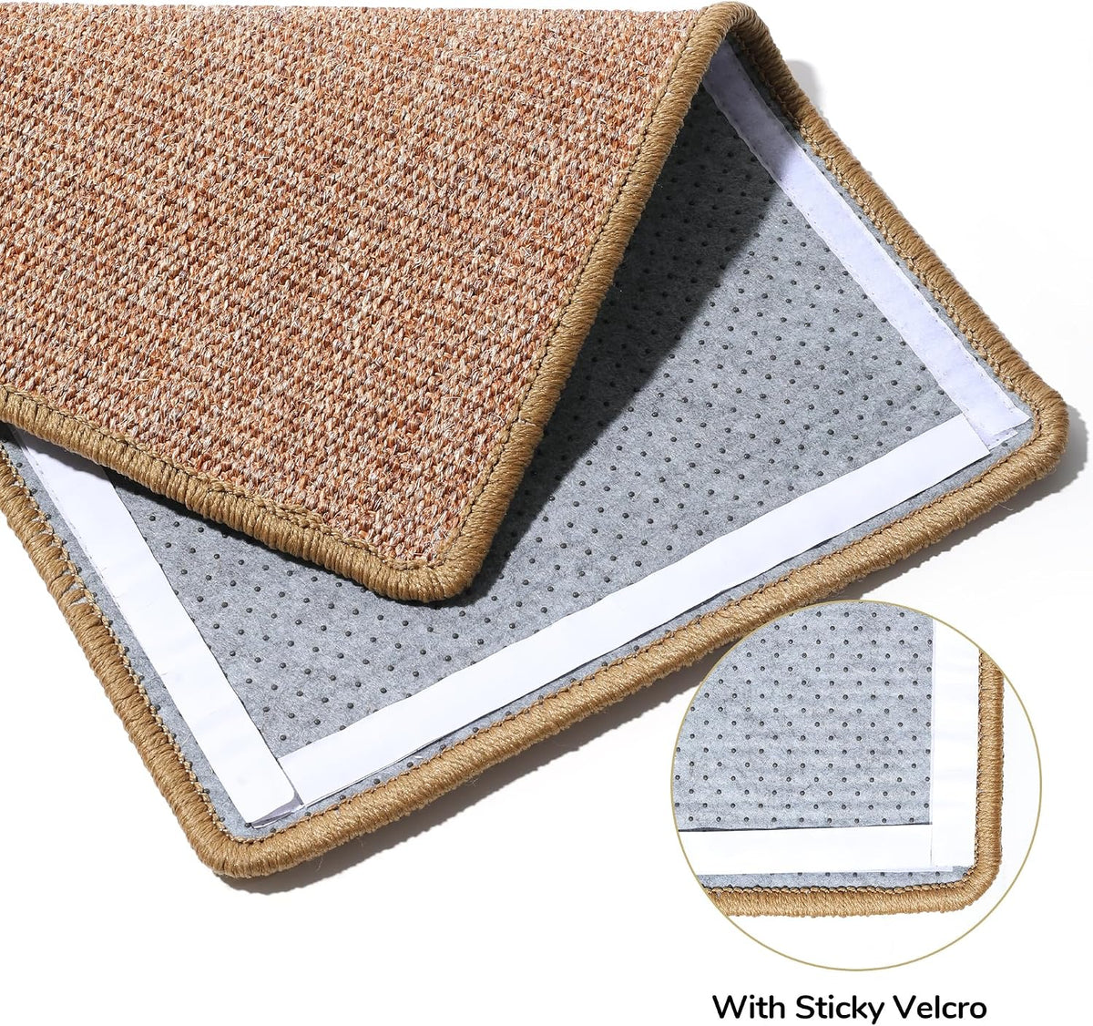 FUKUMARU Cat Scratcher Mat - Brown-1 Pack-23.6 x 31.5 Inch - image 3