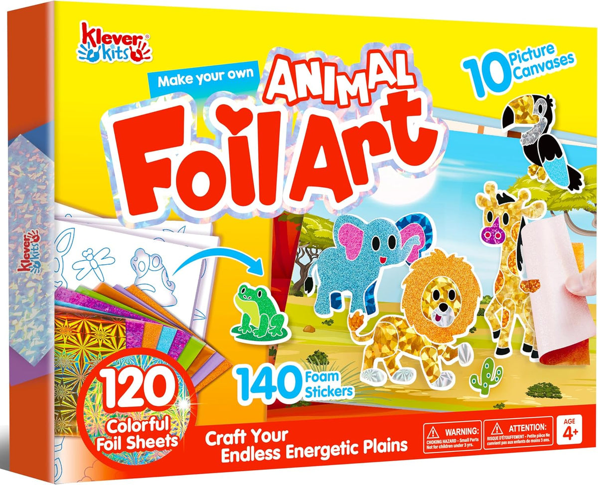 Klever Kits Unicorn Foil Art, Arts & Crafts for Kids 4 and Up - Animals