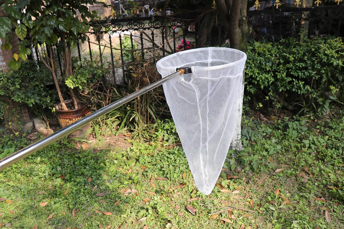 RESTCLOUD Insect and Butterfly Net with 12" Ring, 24" Net Depth - 12" Ring, 59" Handle (Pack of 3) - image 2