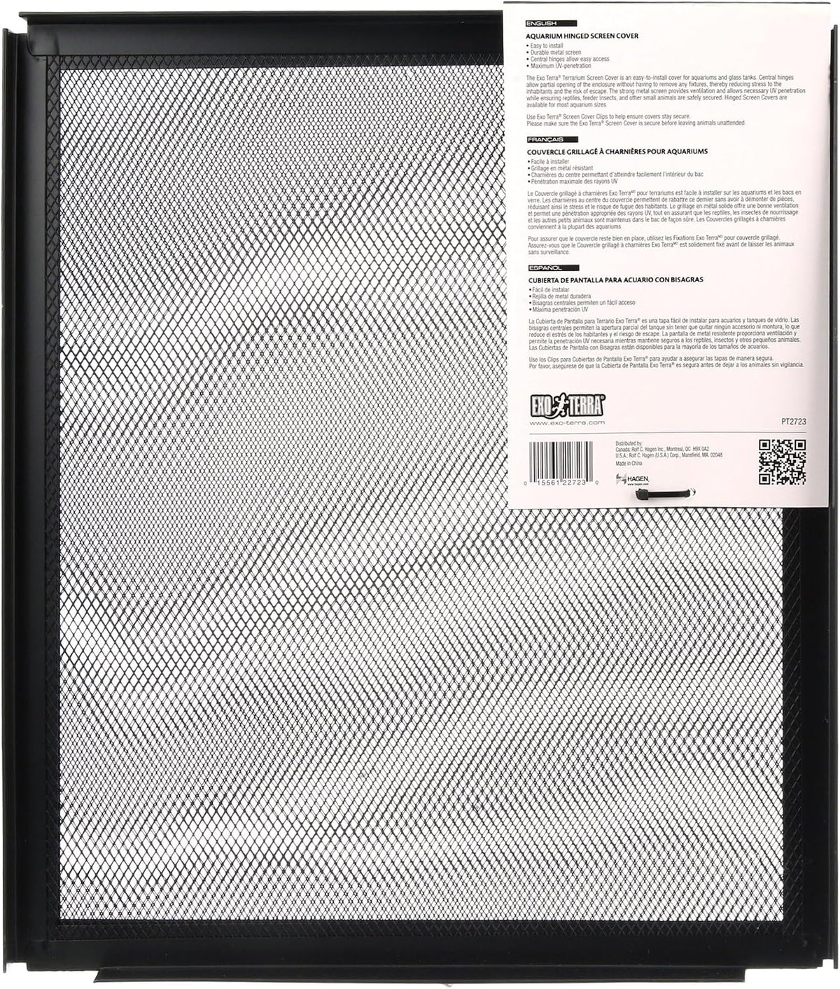 Exo Terra Hinged Terrarium Screen Cover, 60 Breeder/75 Gallon – Essentials for Reptiles And Amphibians - Small - image 3