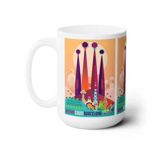 Barcelona Ceramic Mug 11oz or 15oz - BIG FRENCHIES
