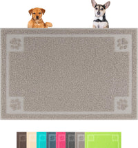 Darkyazi Pet Feeding Mat Large for Dogs and Cats - Gray Sand