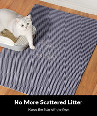 Cat Litter Mat, Cut to Fit Any Place - Grey / 40x28 Inch - image 2