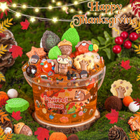 Astronaut Galaxy Slime for Kids, Big Slime Bucket with Clay - Orange Slime - image 4