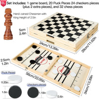 HELLO PAPAYA Fast Sling Puck Game - 4 in 1-XX-Large - image 3