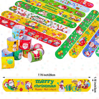 MGparty 72PCS Halloween Slap Bracelets 24 Halloween Theme Designs - Christmas - image 3