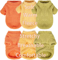 Dog Sweater, Dog Clothes for Medium Dogs Male or Boy - Orange+Yellow+Green / X-Large - image 3