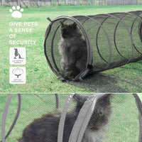 Catio outdoor cat enclosure with tower tent, tunnel and playpen - view 4