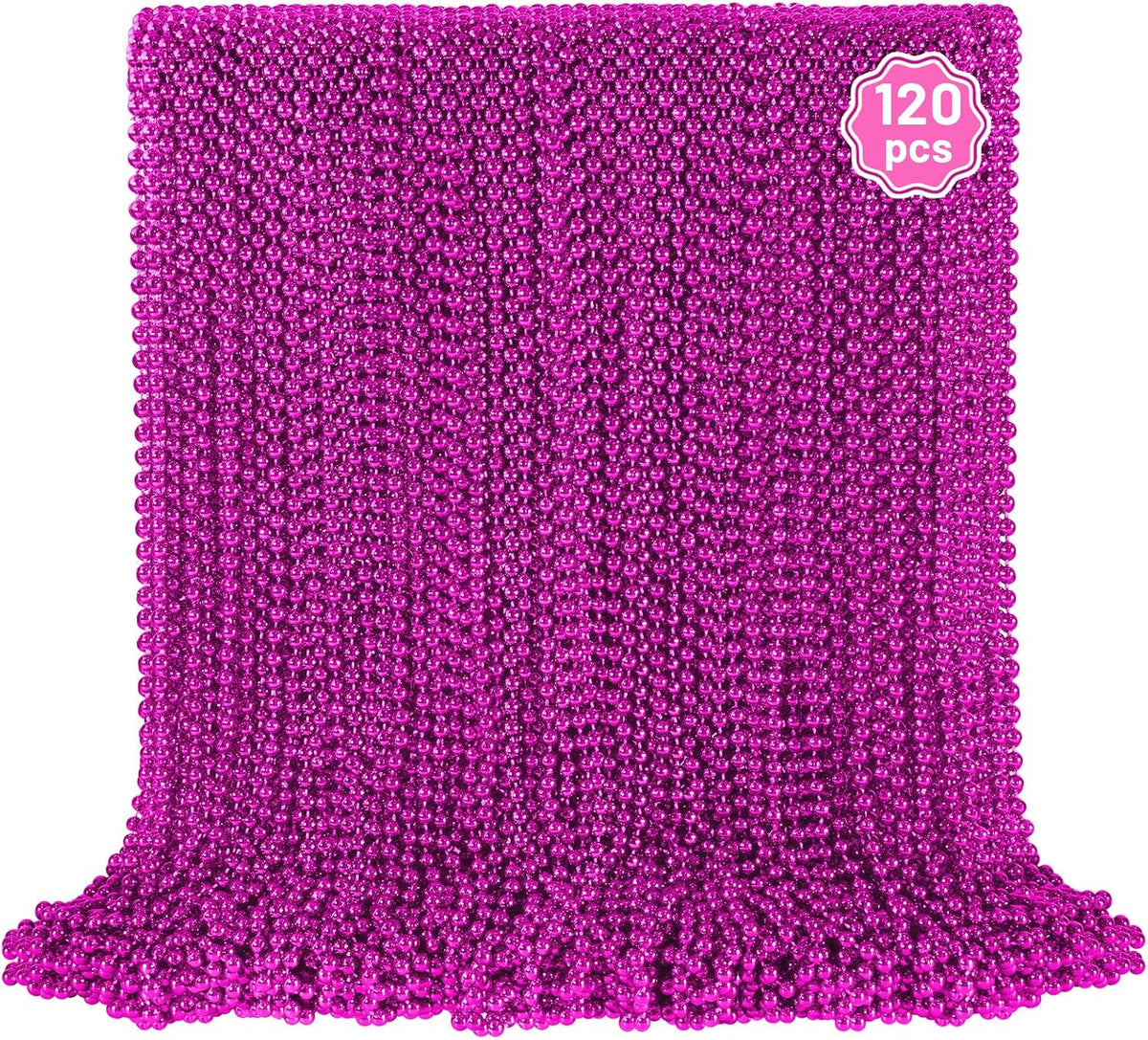 YAXINRUI 120 PCS St. Patricks Day Necklaces - Hot Pink / 120 Pcs