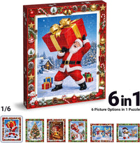 TOSY Picture Cube Enchanted Holiday 6-in-1 magnetic picture puzzle in frame - view 13