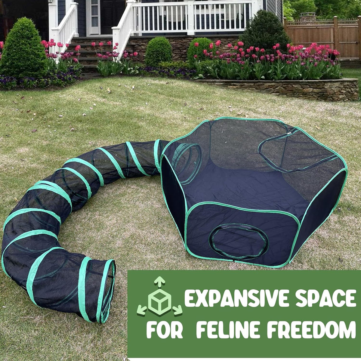 2-in-1 Cat Tent & Enclosure Outdoor - image 3