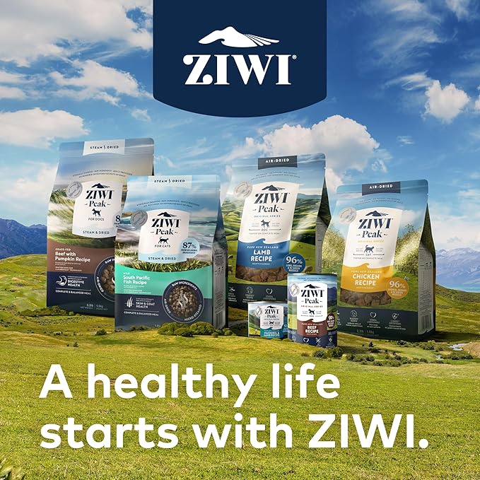 ZIWI Peak Wet Cat Food Variety Pack - Beef, Chicken, Lamb, Mackerel & Lamb, Mackerel, Venison, 6 Pack (3oz Each)
