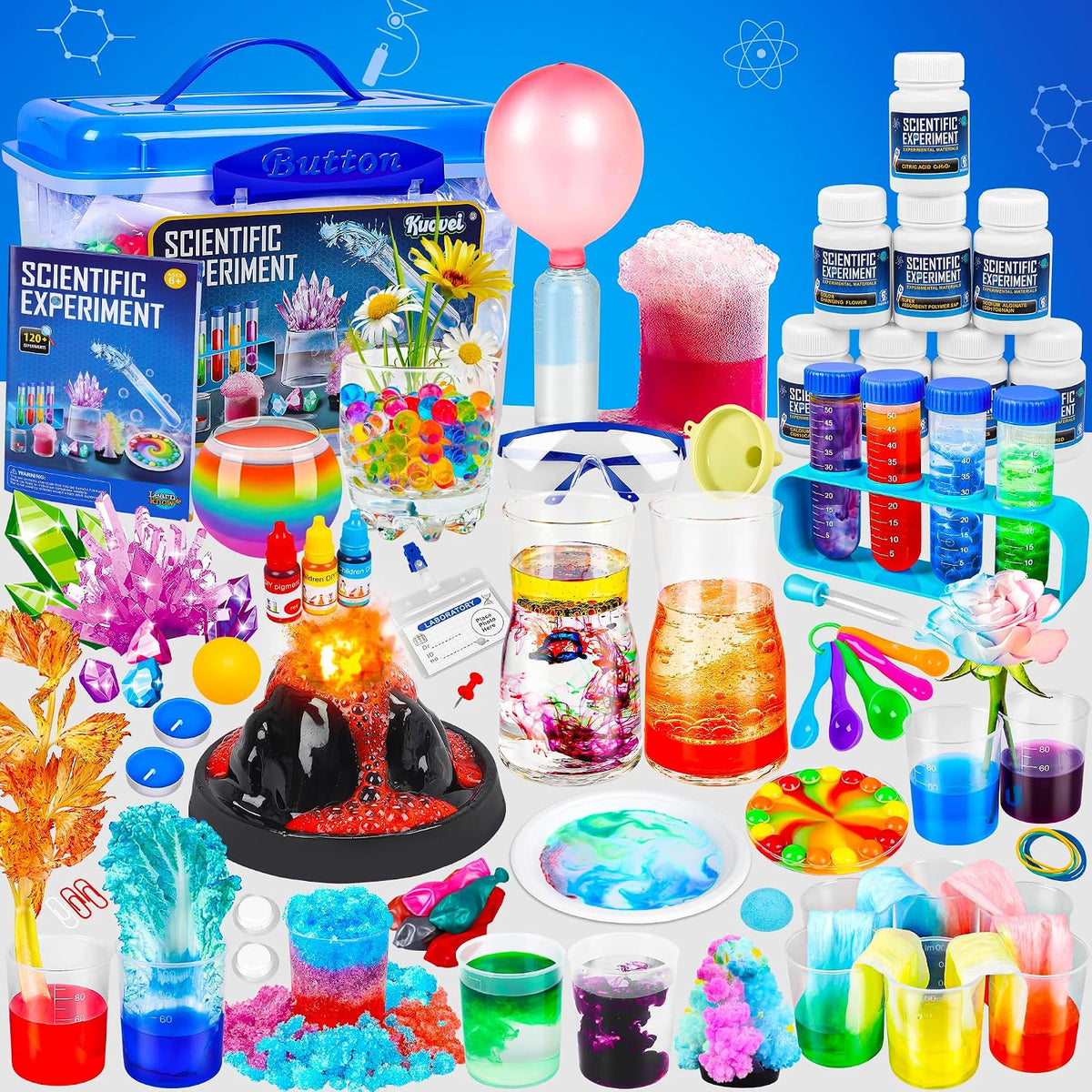 Science Kit for Kids, 80 Science Lab Experiments - Science kit with 120 experiments
