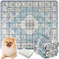Washable Thickened Pee Pads for Dogs, 2 Pack (36"x42") Upgrade Reusable Puppy Pads with Non-Slip Rug, Super Absorbent Leakproof Puppy Training & Whelping Pads for Dogs, Doggie