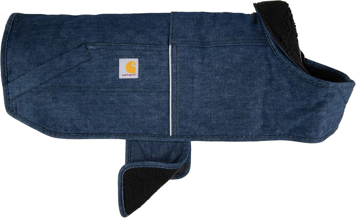 Carhartt Firm Duck Dog Chore Coat - Denim / Small