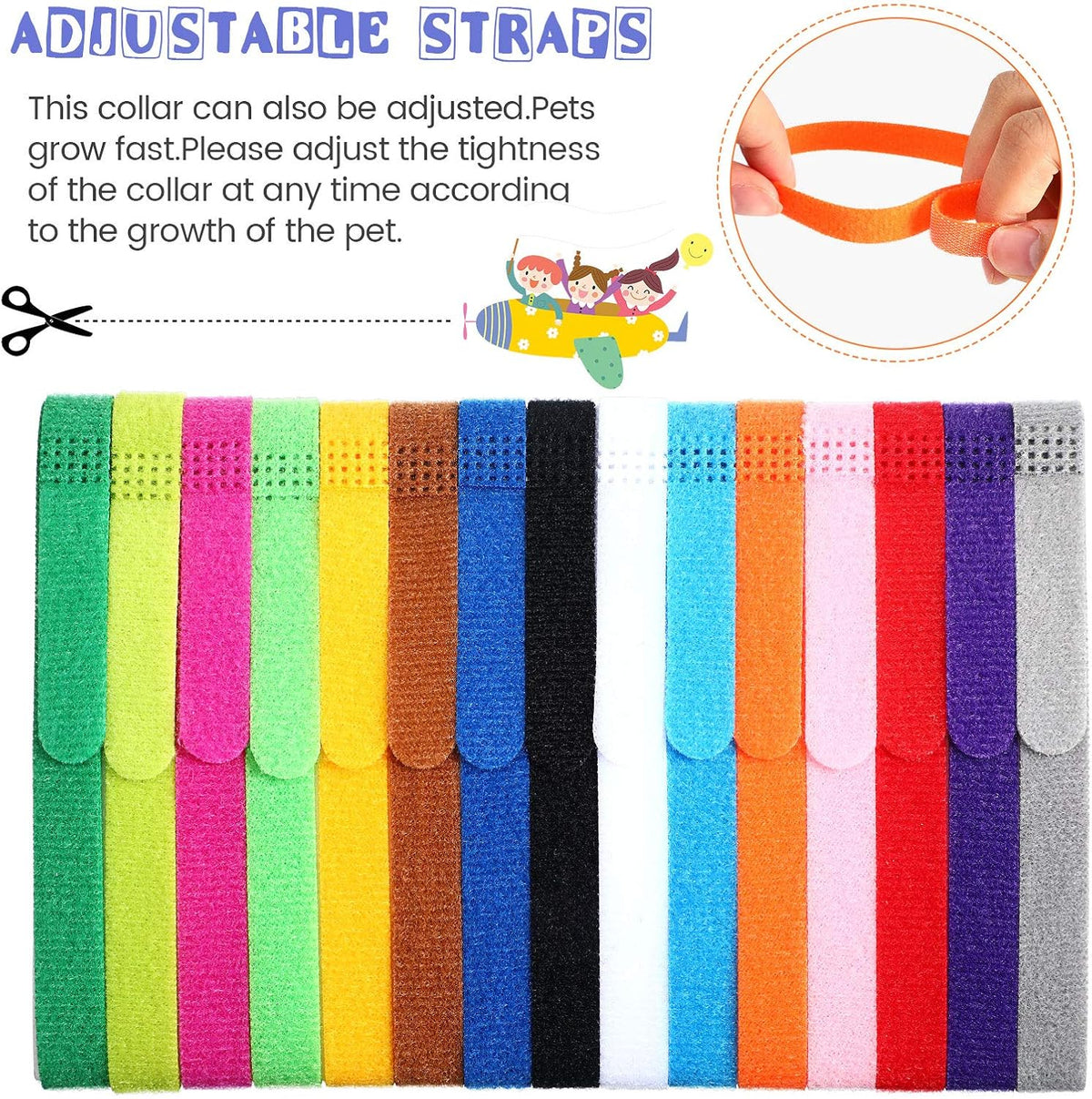 Weewooday 45 Pieces Newborn Whelping Collars Puppy Kitten - 45 - image 2
