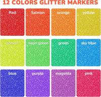 JoyCat 10 Color Changing Markers for Kids Ages 4-8 - Glitter Markers - image 3