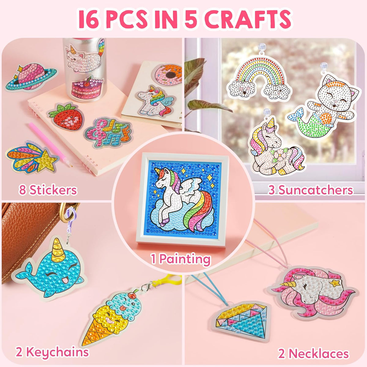 Klever Kits 16 Projects Gem Painting - Fantasy - image 3