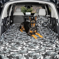 4Knines SUV Cargo Liner for Dogs, Fold Down Seats, Black Large – Essentials for Dogs - Camo / Small