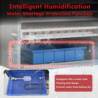 400 Eggs Incubator Cabinet with Automatic Turning&Digital Temperature Control, Large Commercial Poultry Hatcher Cabinet 