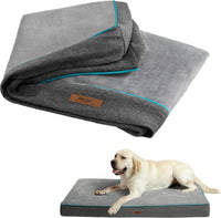 LE SURE Waterproof Dog Bed Cover Replacement - X-Large / Grey-Flannel / Flannel