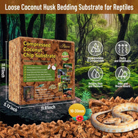 10LB Coconut Husk Chip for Reptiles - 1 Pack-10LB - image 2