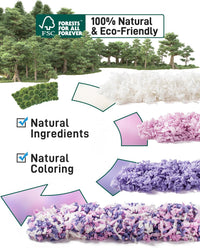 BUCATSTATE Hamster Bedding 15L, 99% Dust-Free Paper Bedding - Lavender / 15L - image 3