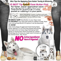 The Blissful Dog Husky Unscented Nose Butter - Dog Nose Butter, 8 Ounce