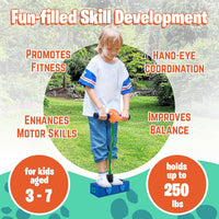 Playbees foam pogo stick for kids with soft dinosaur head and claws - view 12