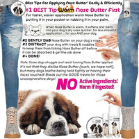The Blissful Dog St. Bernard Nose Butter, Versatile Dog Nose Balm for Dry Nose, Handcrafted Nose Moisturizer, Easy-to-Apply Dog Essentials, Unscented, 1 oz.