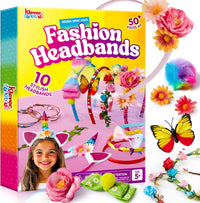 Klever Kits Headband Making Kit for Girls, Kids Headbands
