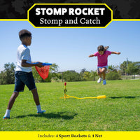 Stomp Rocket Original Dueling Rocket Launcher for Kids - Rocket Launcher + 4 Rockets + 1 Net - image 2