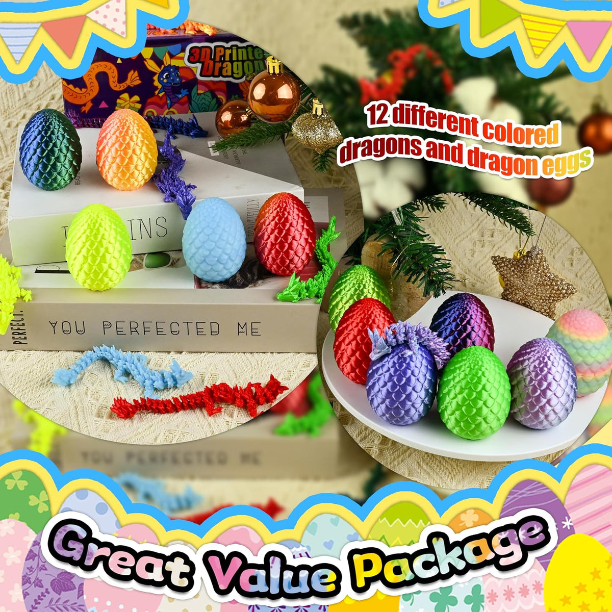 Impossmaker 24pcs 3D Printed Dragon Eggs - 12P-S2 - image 2