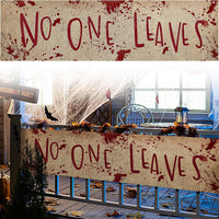 Watayo 71 x 20 inch bloody Halloween banner reading Time To Float - view 2