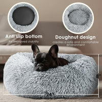 Hoewina Dog & Cat Bed for Indoor Cats - Light Grey / 24.0"L x 24.0"W x 8.0"Th - image 3