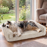 Bedsure ComfyFleece Memory Foam Orthopedic XL Dog Bed Washable 42" – Essentials for Dogs - Amphora / 42.0"l X 30.0"w X 7"th