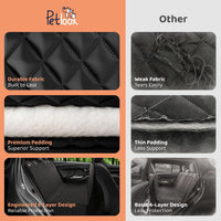 Dog Car Seat Cover for Back Seat, Dog Hammock for Car, SUV - Blue / Standard 54"W- Sedans & Compact SUVs - image 4