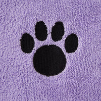 Bone Dry Pet Grooming Towel Collection Absorbent Microfiber Drying Set - Lavender / 15x30" - image 4