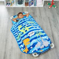 EVERYDAY KIDS Born to Dance Ballerina toddler nap mat with removable pillow and attached blanket - view 3