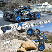 CROBOLL 1:12 Large RC Cars for Boys - Blue - image 3