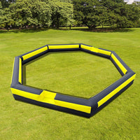 WARSUN 15 ft inflatable gaga ball pit with notched entry and built-in blower - view 6