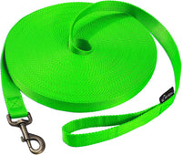 Hi Kiss Dog/Puppy Obedience Recall Training Agility Lead - 50 Feet / T5:Large Dog Thicken green