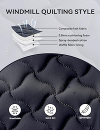 Close Contact Non-Slip Design Horse Riding Pad Moisture-Wicking Shock Absorbing English Saddle Pad for Horses