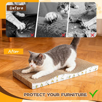 PatiencET Cat Scratch Pad with Box - Waved - 2 Pack - image 3