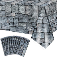 Irenare 1 Piece Cobblestone Stone Tablecloth - 10 / Cobblestone